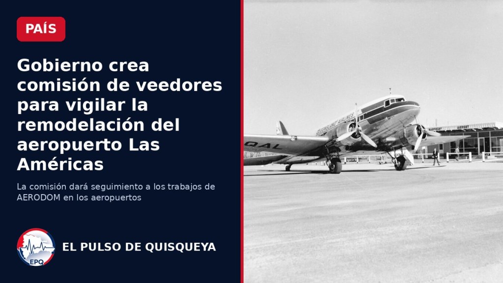Gobierno crea comisión de veedores para vigilar la remodelación del aeropuerto Las&nbsp;Américas