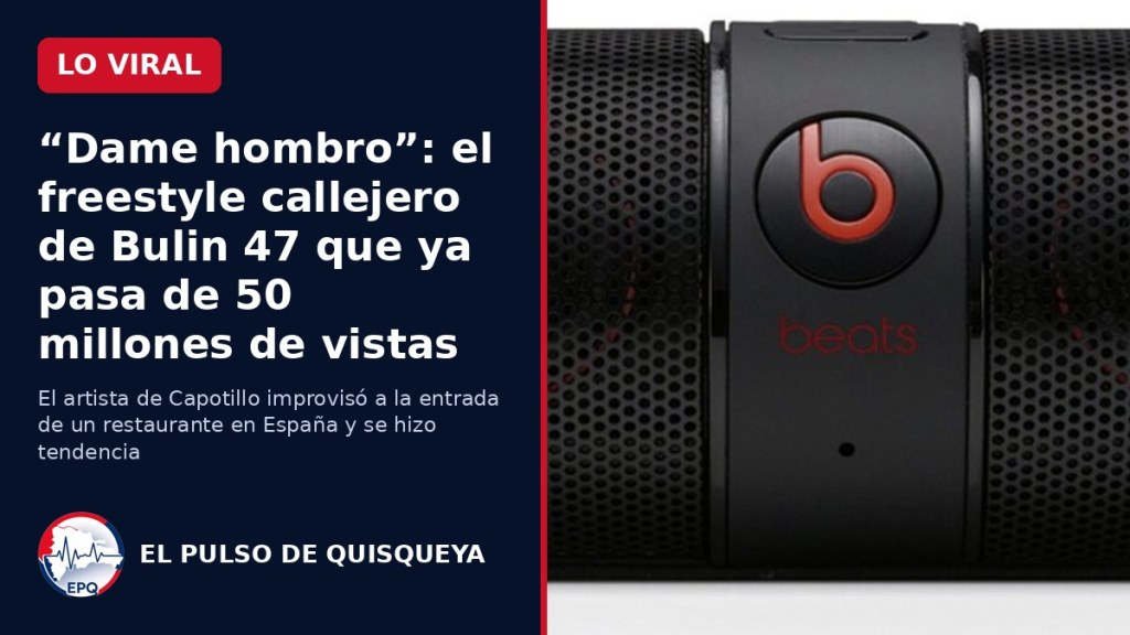 “Dame hombro”: el freestyle callejero de Bulin 47 que ya pasa de 50 millones de&nbsp;vistas